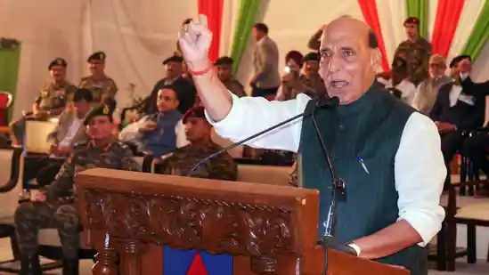 Rajnath Singh Issues Stern Warning to Pakistan Over Military Build-Up Near Sir Creek