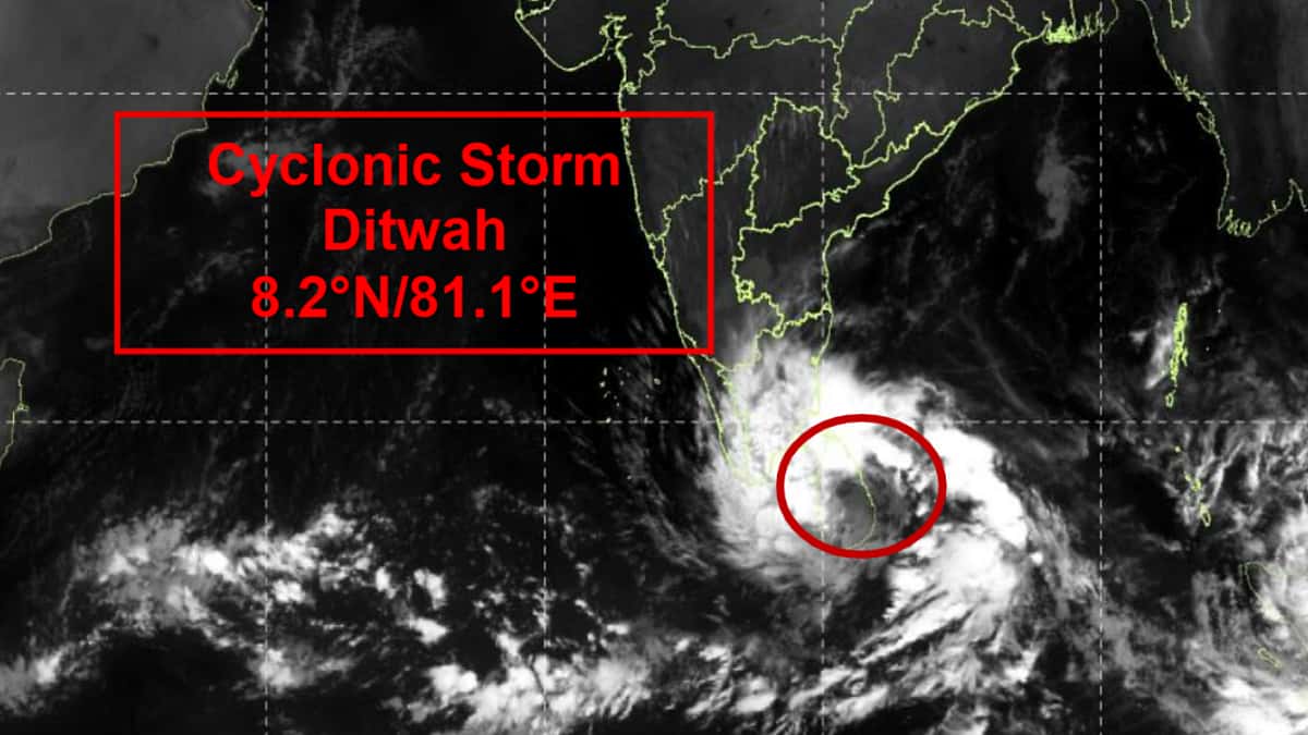 Cyclone Ditwah Nears Coast, 40 Lives Lost