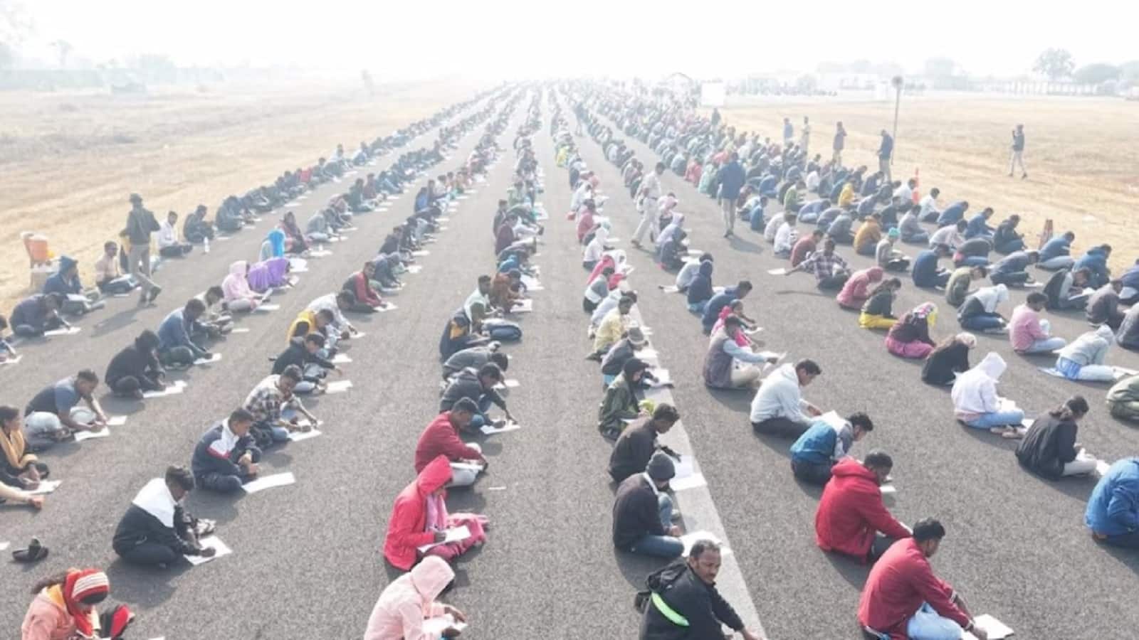 Massive Crowd Gathers for Odisha Home Guard Exam
