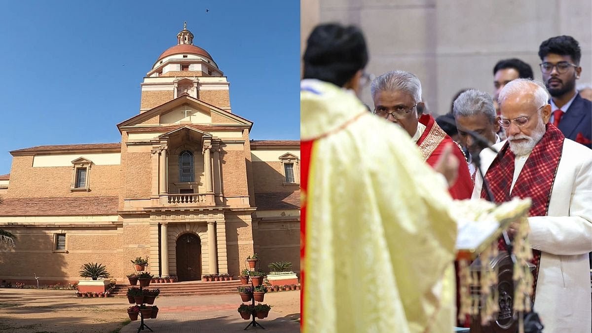 PM Modi Joins Christmas Prayers at Delhi Cathedral