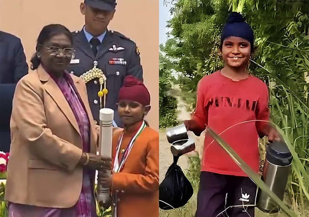 Ten-Year-Old Shravan Singh Honored for Serving Soldiers