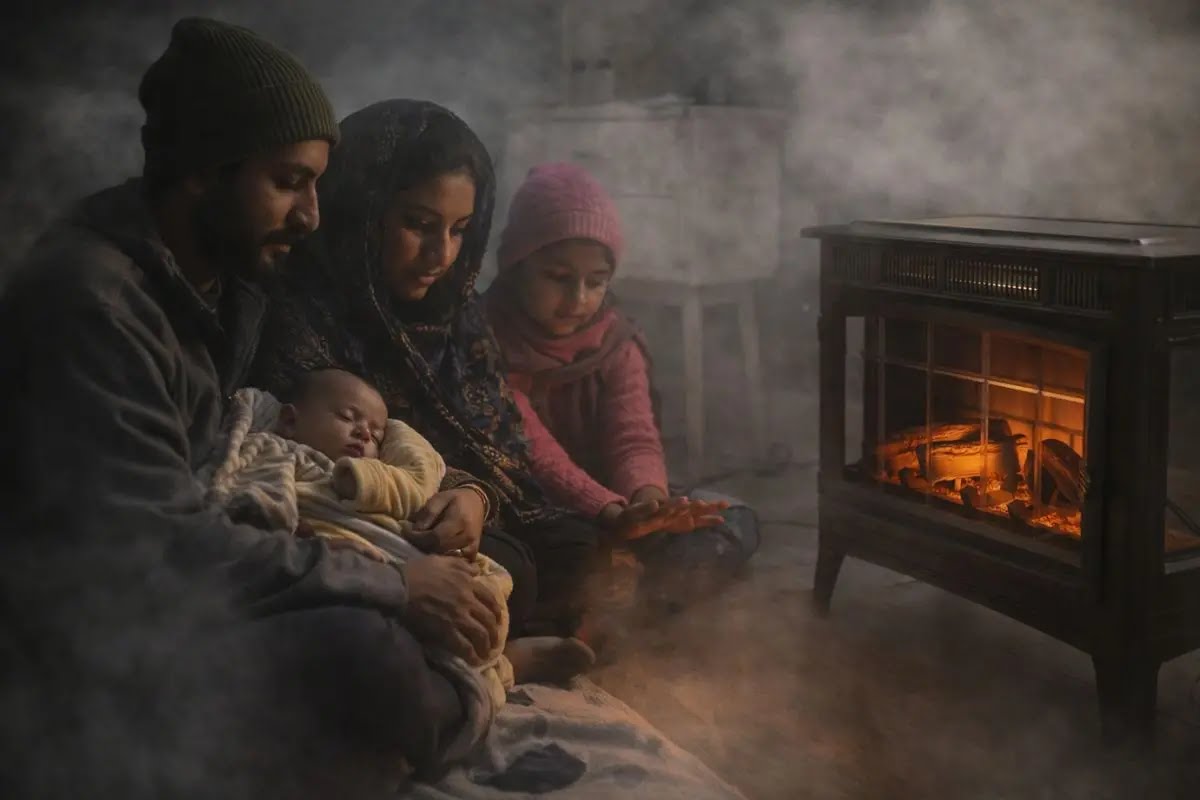 Winter Brings to Life a Silent Killer , Heaters Trigger Deaths from Delhi Flats to Bihar Villages