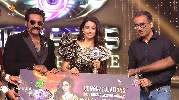 History Made as Wild Card Divya Ganesh Crowned Bigg Boss Tamil 9 Champion