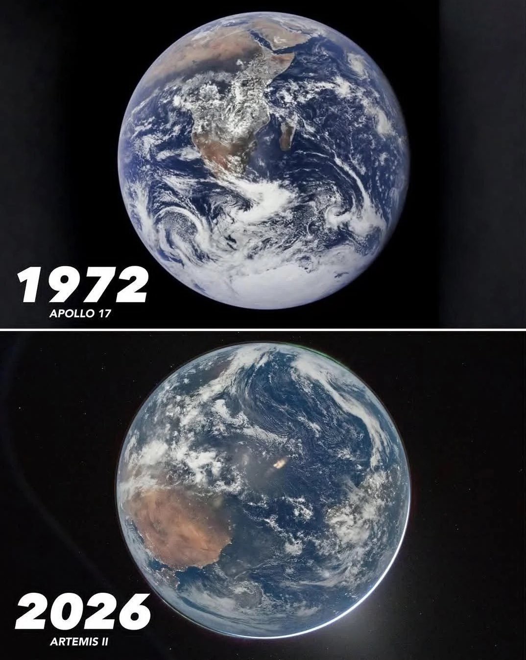 Artemis II Crew Halfway to the Moon, Shares Stunning Earth Images