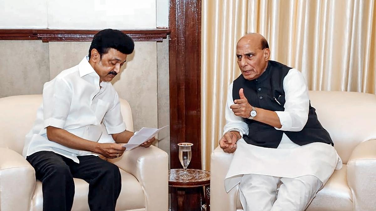 Rajnath Singh Reaches Out to Stalin for Backing NDA Vice Presidential Pick