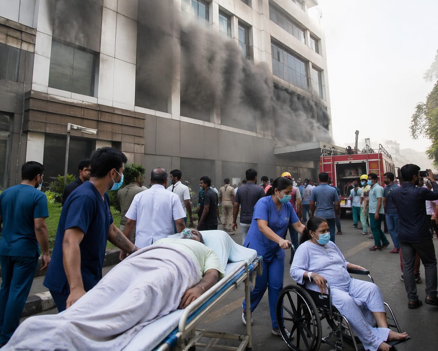 Blaze at Ananda Lok Hospital Sparks Panic; 70 Patients Rescued
