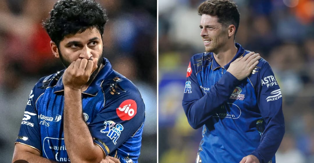 Mumbai Indians Replaces Santner with Shardul as Concussion Sub Despite Shoulder Injury
