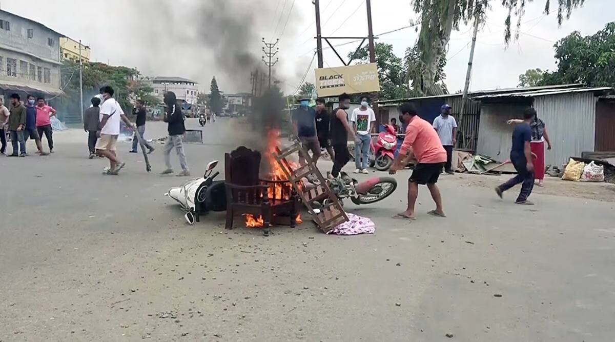 Manipur burning everyday , central govt. still silent