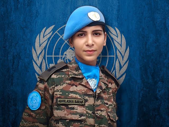 Major Abhilasha Barak Selected for Prestigious 2025 UN Gender Advocate Award