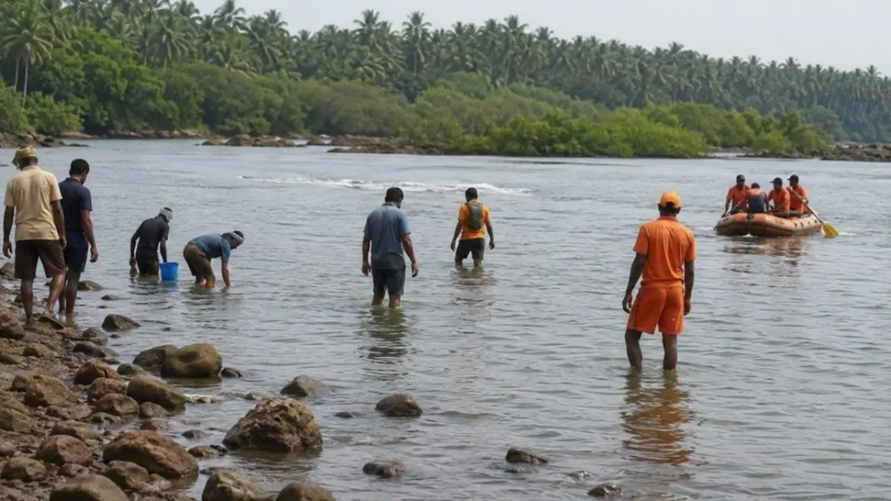 10 Drown in Karnataka’s Bhatkal River While Collecting Shellfish, Three Rescued