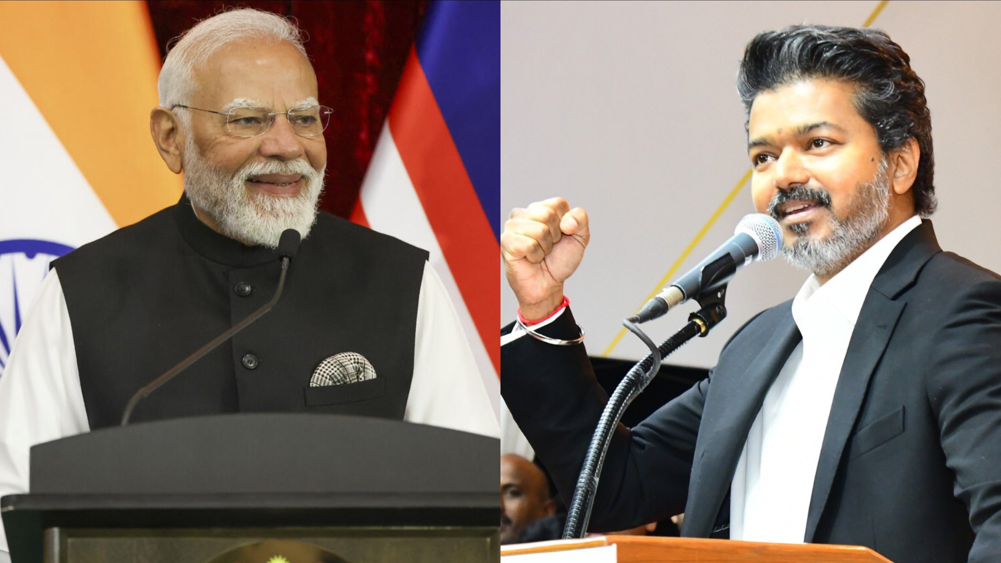 Tamil Nadu CM Vijay meets PM Modi