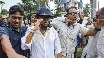 TMC Leader Abhishek Banerjee Attacked with Stones in Sonarpur, Five Arrested