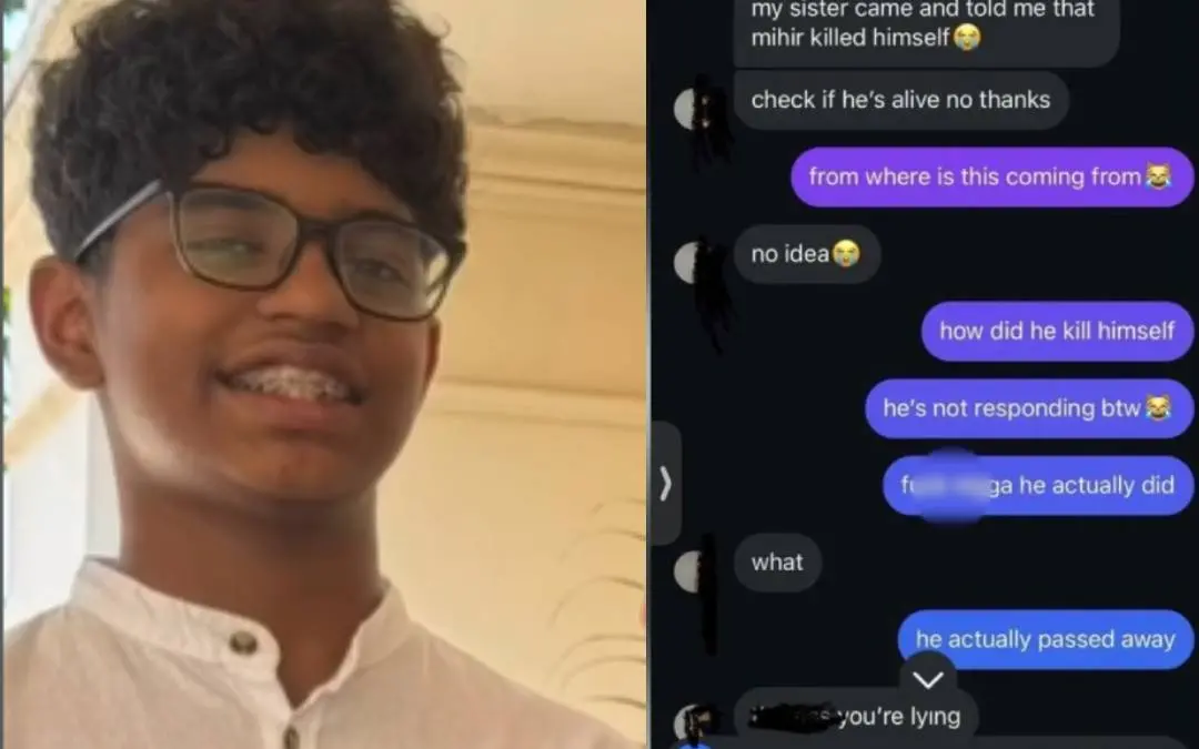 Students chat screenshot surfaces after Ahmedabad school murder