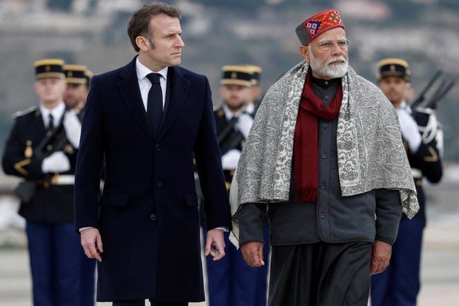 PM Modi Discusses Global Peace with French President Macron