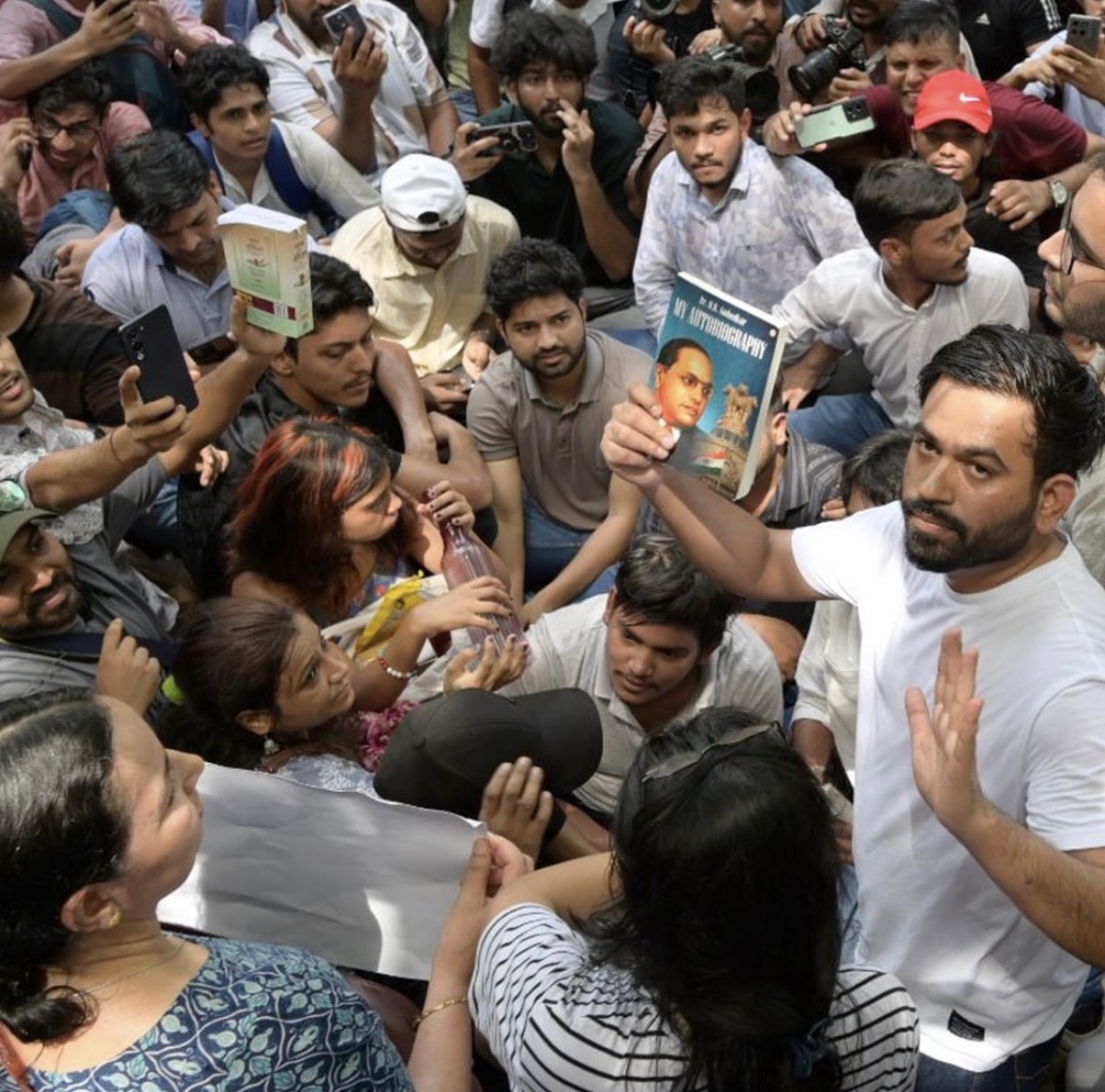 Fully prepared to sacrifice my freedom,” says Abhijeet Dipke at Jantar Mantar protest