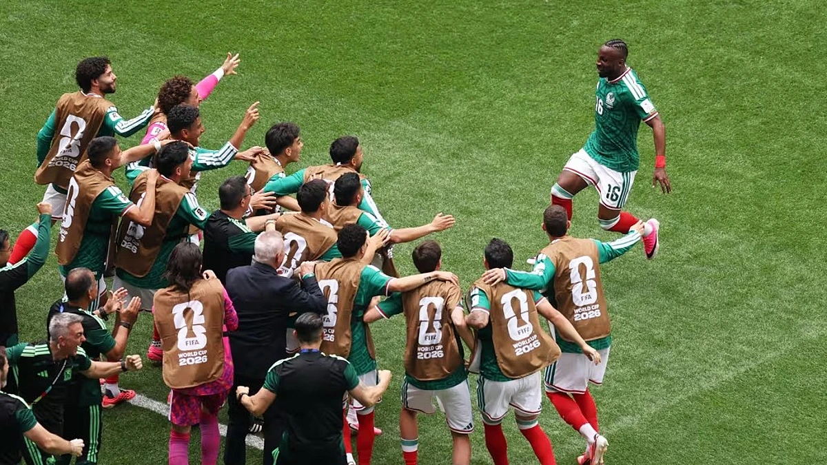 Mexico Win Opener as Red Cards Steal Show