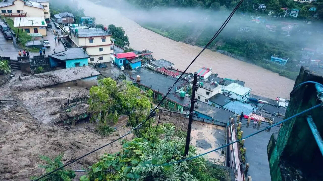 Cloudburst in Uttarakhand’s Chamoli , Woman Trapped, Man Missing