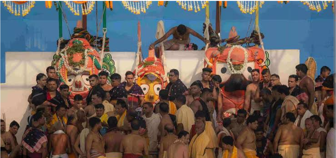 Lakhs Witness Deva Snana Purnima in Puri Ahead of Rath Yatra