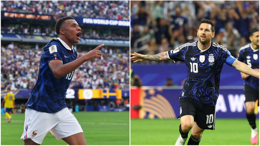 Mbappe Nets Brace, Equals Messi in World Cup Golden Boot Race