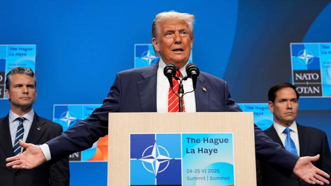 Trump says he’s Iran’s No. 1 target after Air Force One blinds were shut