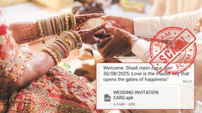 Government Staffer Duped of ₹1,90,000 in WhatsApp Wedding Invite Scam