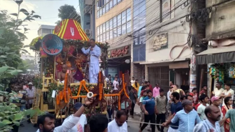 Millions Join ISKCON Bangladesh Rath Yatra Celebrations