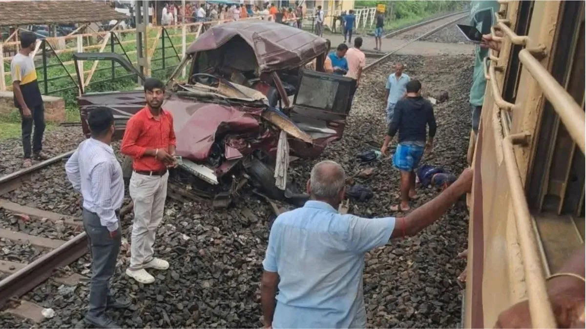 Three Killed as Train Rams School Van in Murshidabad