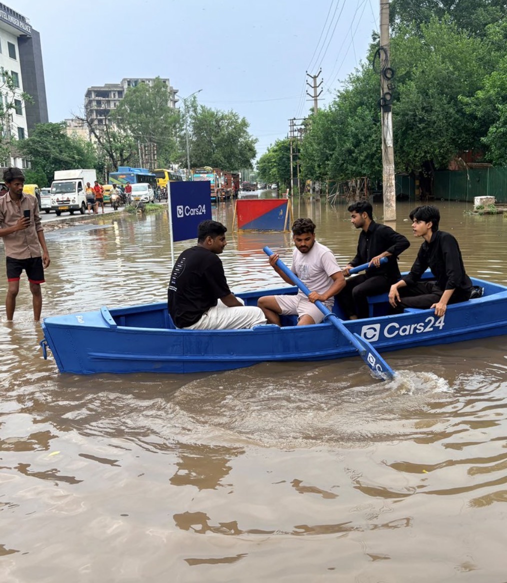 Cars24’s Boat Joke in Gurugram Turns Costly, Company Allegedly Fined ₹50,000