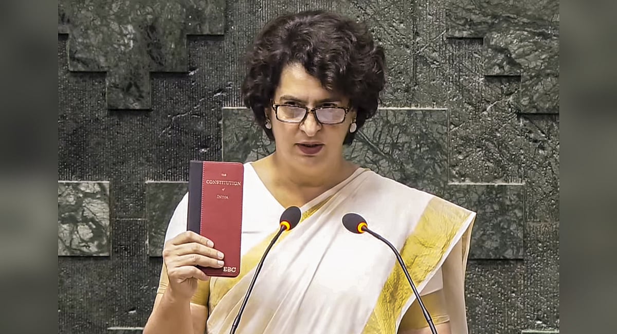 Priyanka Gandhi vows to stop vote theft in Bihar while joining Rahul Gandhi’s march