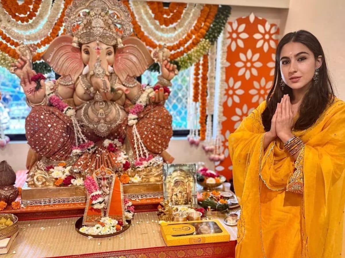 Bollywood Star Sara Ali Khan Embraces Multicultural Identity on Ganesh Chaturthi 2025