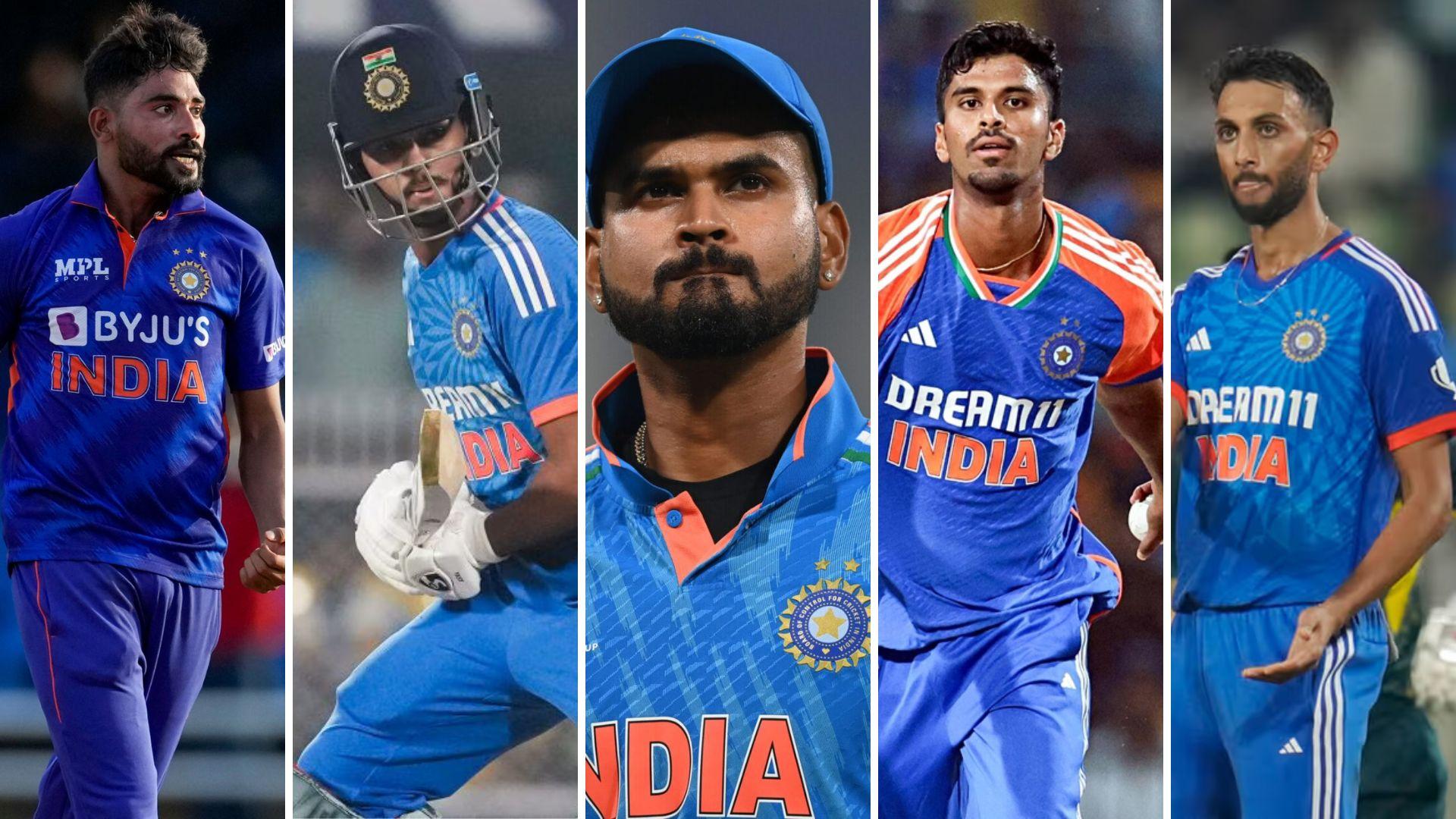 BCCI drops five players from Asia Cup 2025 travel list, excludes Jaiswal and Prasidh Krishna