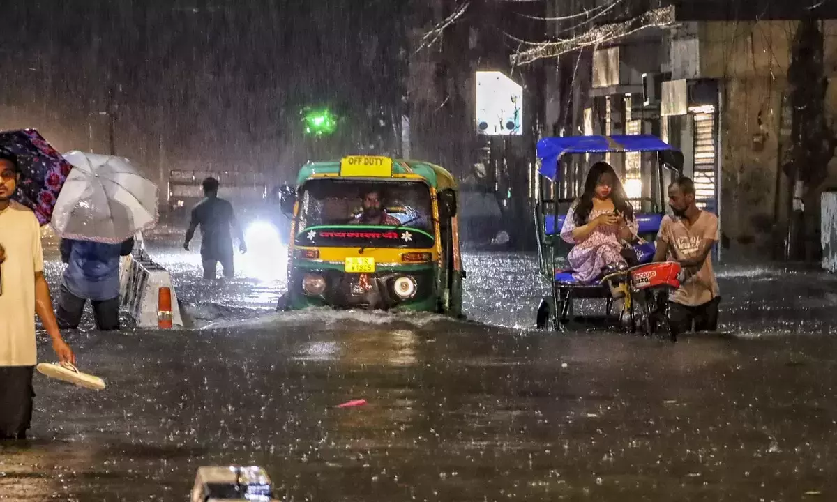 Heavy rain warning issued in Delhi as IMD sounds red alert