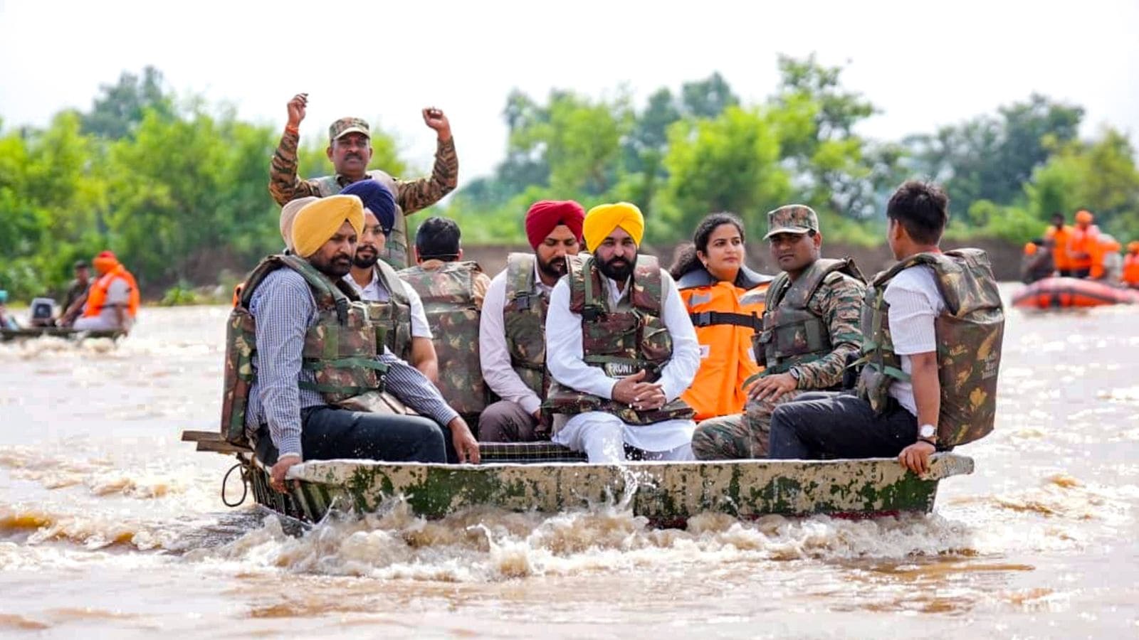 Shivraj Chouhan reviews flood impact in Punjab