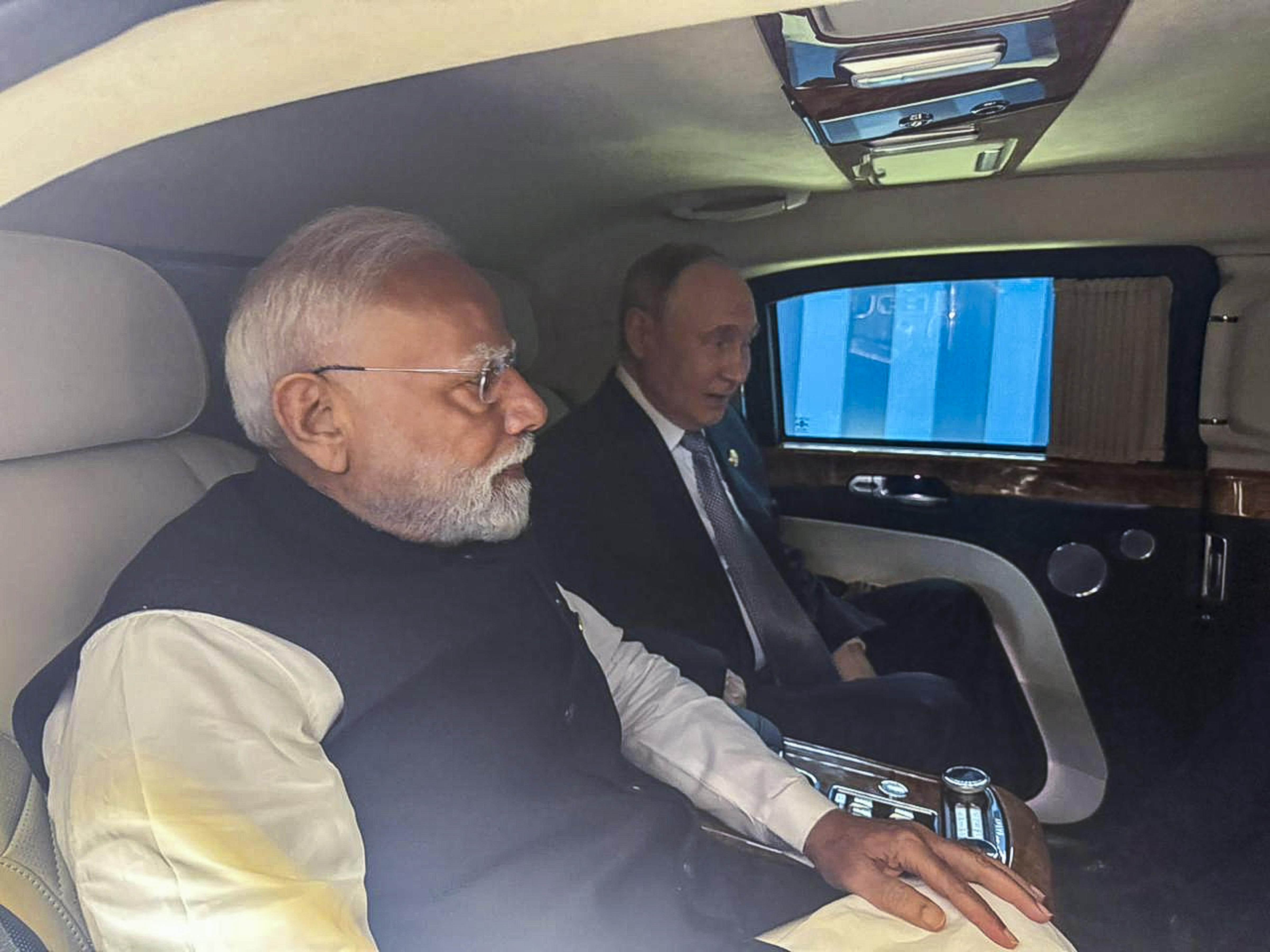 Putin shares details of conversation with PM Modi during car ride in China