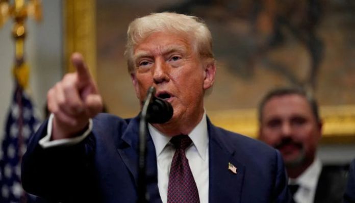 Donald Trump clashes with reporter over Russia, cites tariffs on India