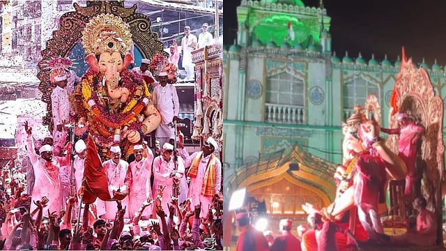 Lalbaugcha Raja idol halts at sea during visarjan, devotees see it as blessing