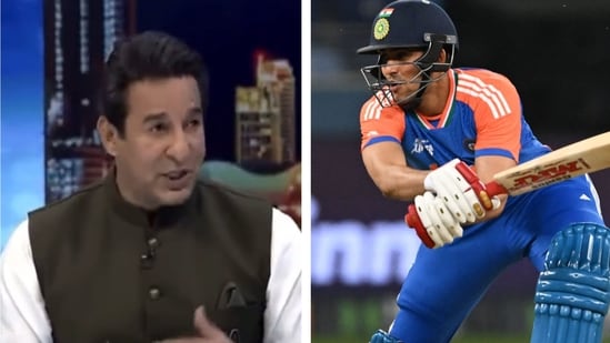 Wasim Akram goes wild on live TV after Shubman Gill’s stunning six against UAE