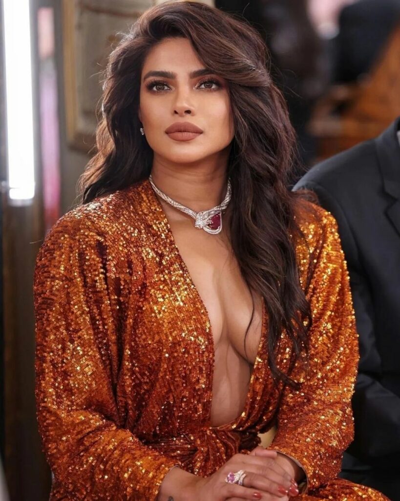 Priyanka Chopra Jonas: The Art of Gracefully Embracing Plunging Necklines