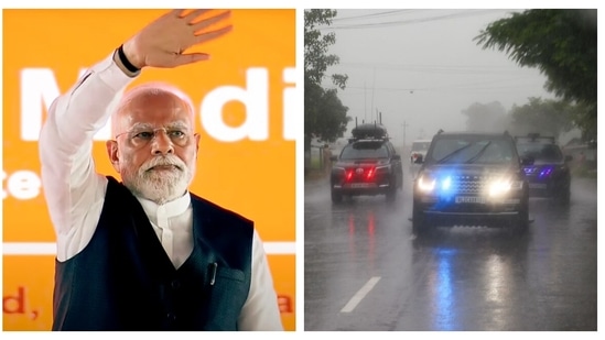 PM Modi travels by road to Churachandpur during Manipur visit